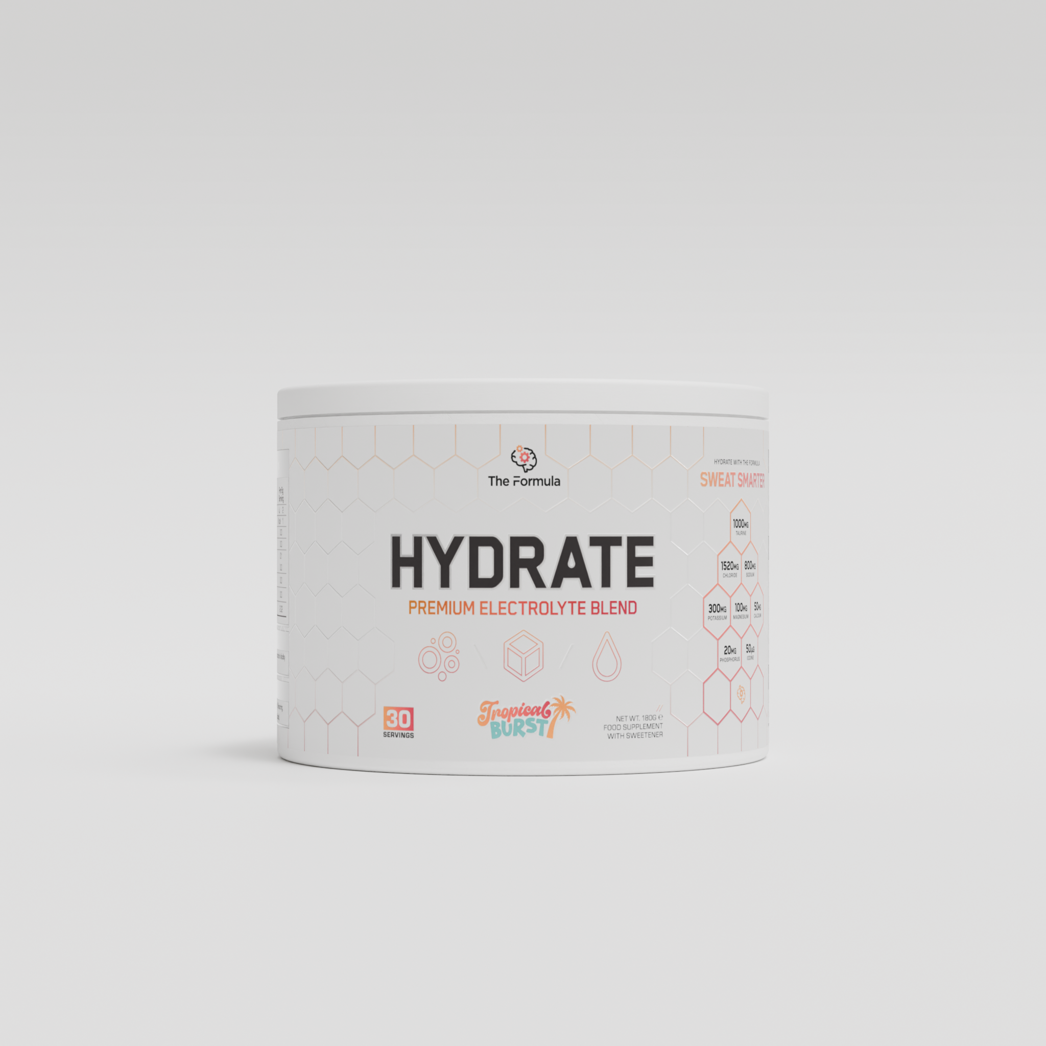 HYDRATE Tub | Comprehensive Electrolytes (30x Servings)