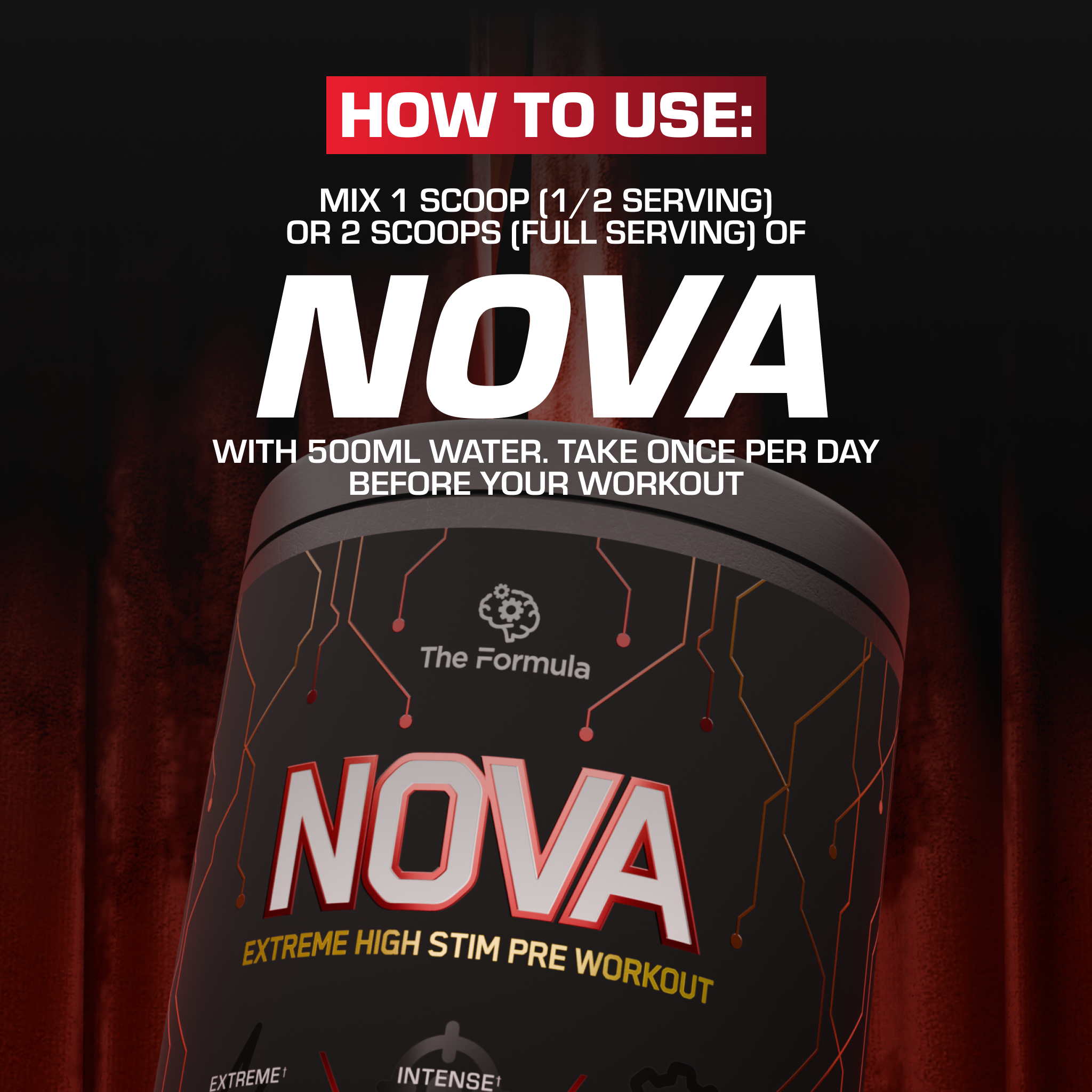 NOVA Extreme High Stim Pre Workout
