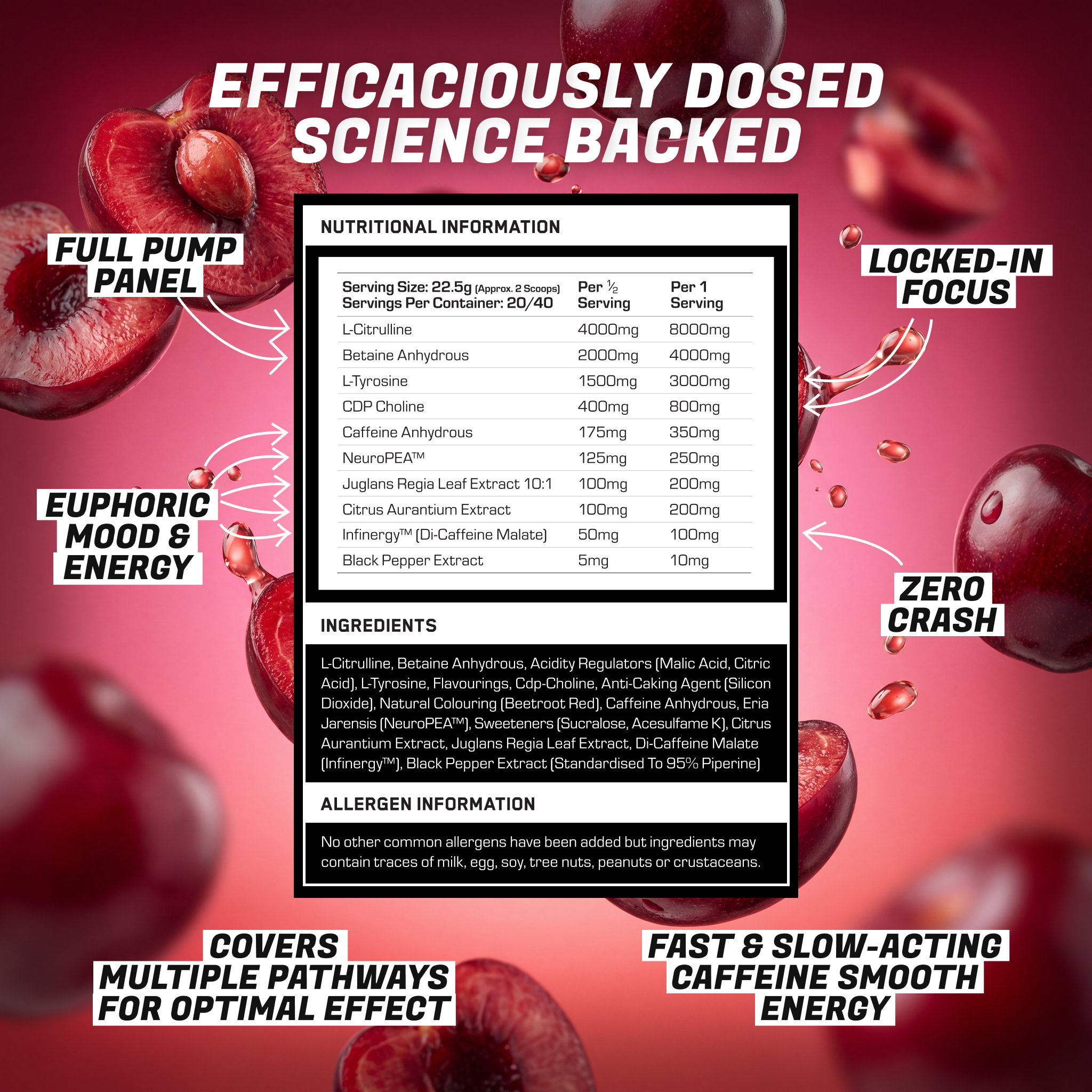 NOVA Extreme High Stim Pre Workout