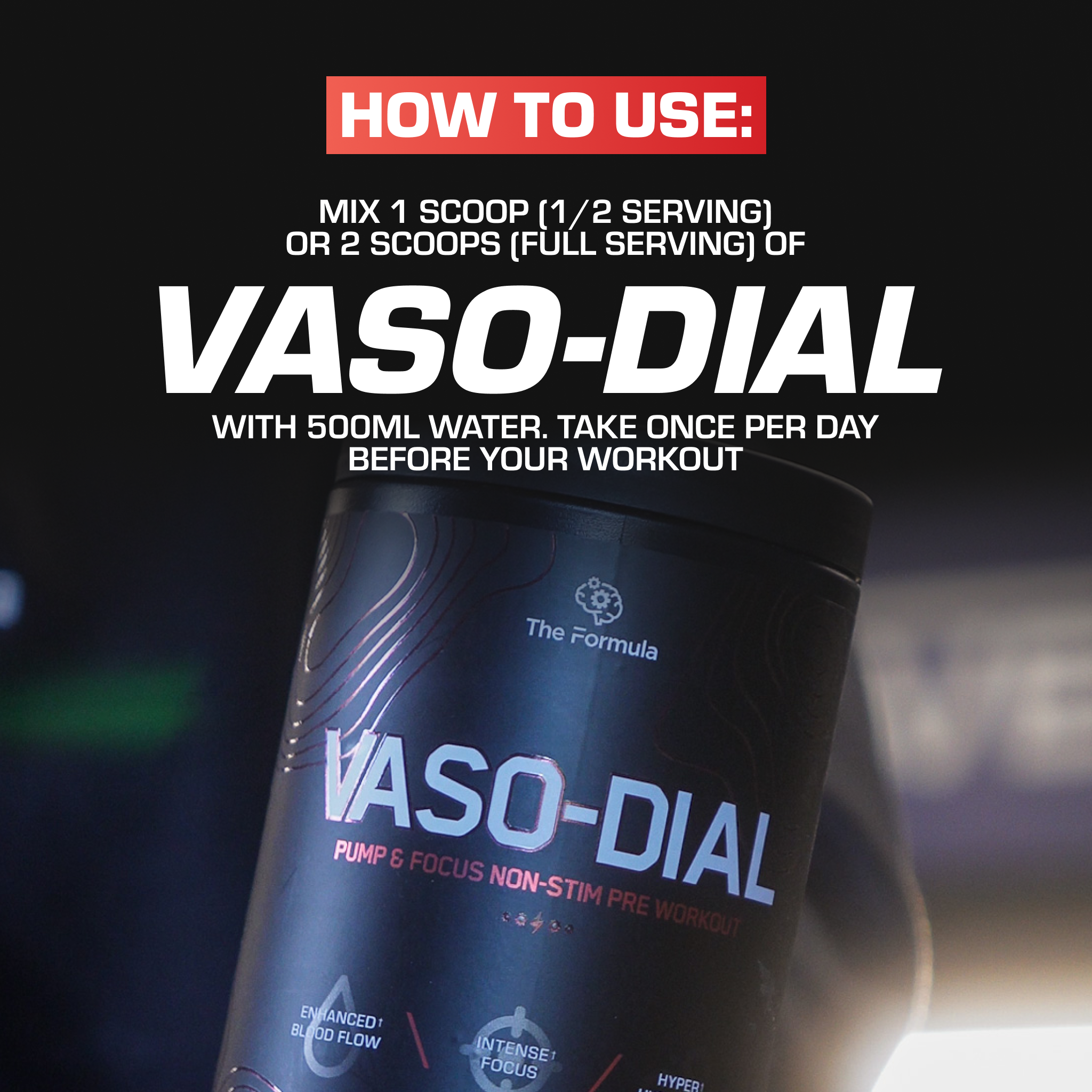 VASO-DIAL | NON-STIM PRE WORKOUT