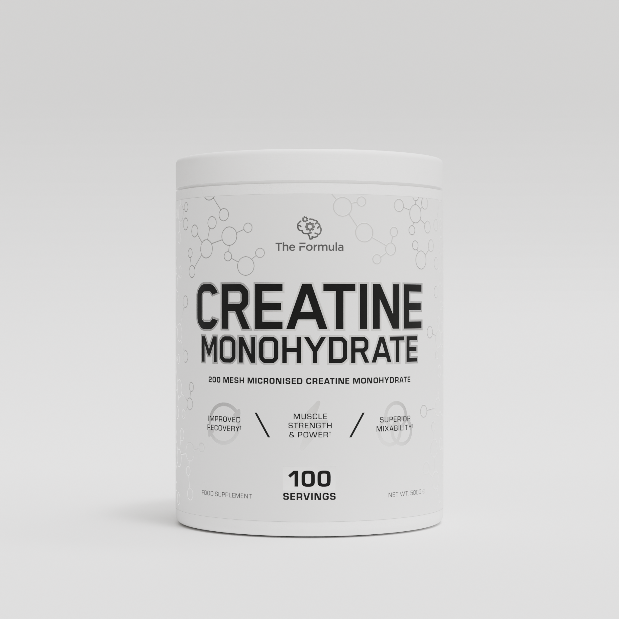 Creatine Monohydrate (100% Micronised, Unflavoured)
