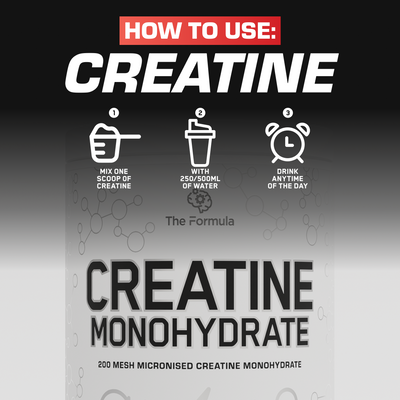 Creatine Monohydrate (100% Micronised, Unflavoured)