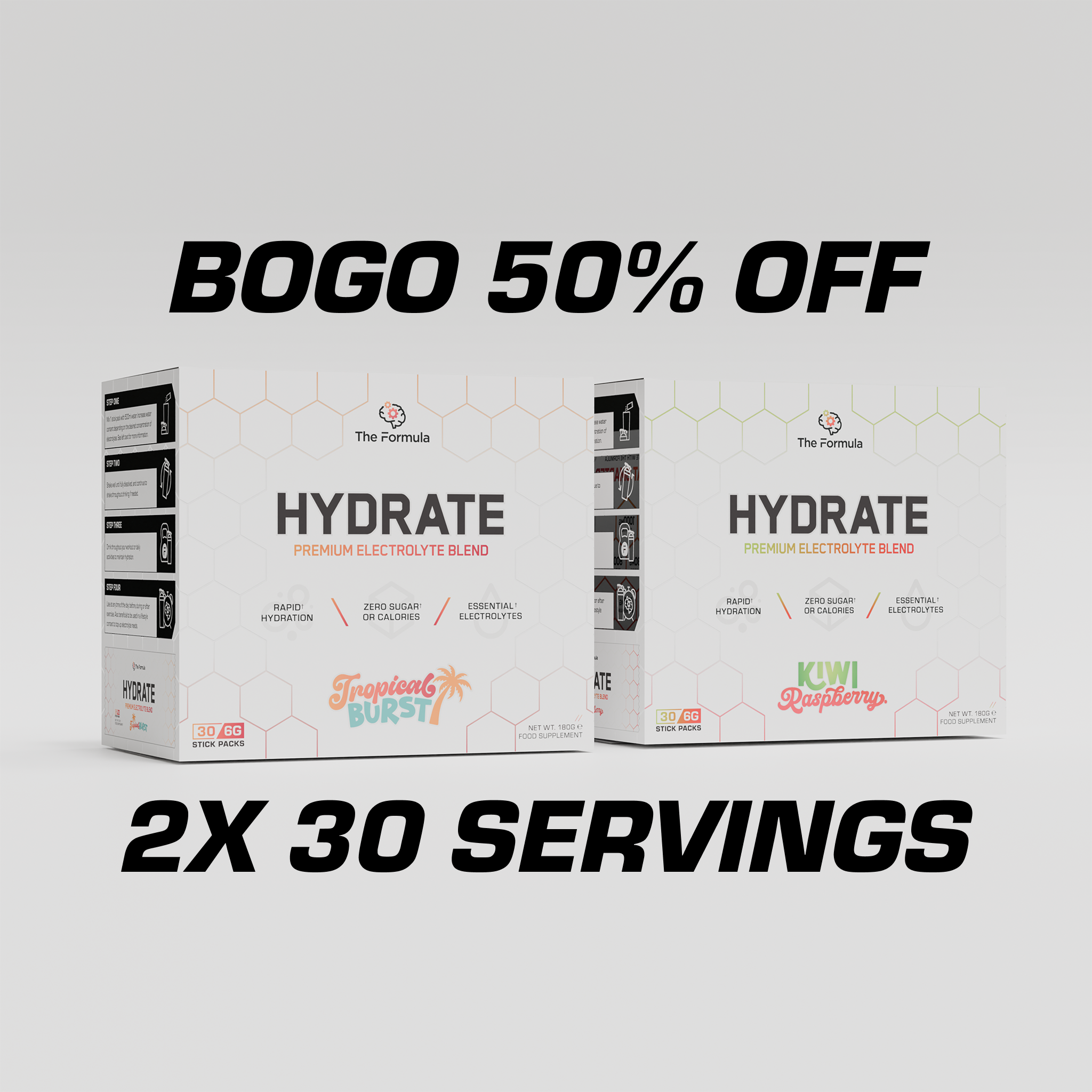 BOGO 50% OFF | 2x HYDRATE Electrolytes
