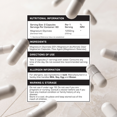 Magnesium Glycinate | 60 Servings