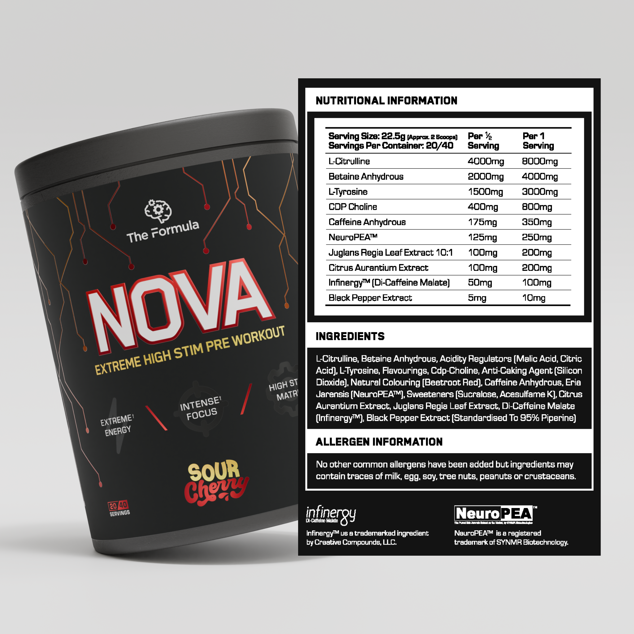 NOVA Extreme High Stim Pre Workout - PRE ORDER